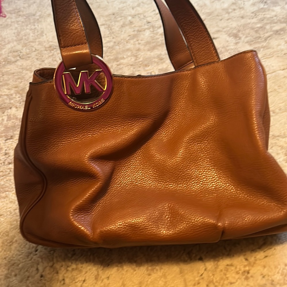 Leather Michael Kors purse